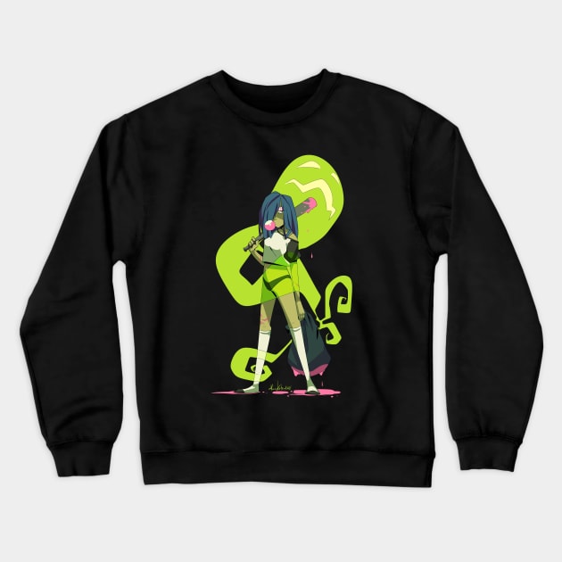 Ghostly Gal Crewneck Sweatshirt by GhastlyRune